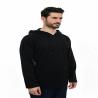 CAT2 Certified Black FR Fabric Hoodie , Flame Resistant Work Clothes For Mining