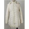 Grey Winter Padded Jacket Womens With Fur Lining Long Style M-2XL