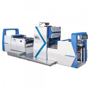 FM-1100 Multifunctional Automatic Vertical Film Laminating Machine With Round Knife