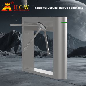 China HCW Security Tripod Turnstile Gate Access Control Face Recognition Turnstile for Gyms Scenic Area wholesale