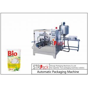 Automatic Doypack Packaging Machine With Liquid Filling Machine For honey oil ketchup paste sauce  juice laundry liquid