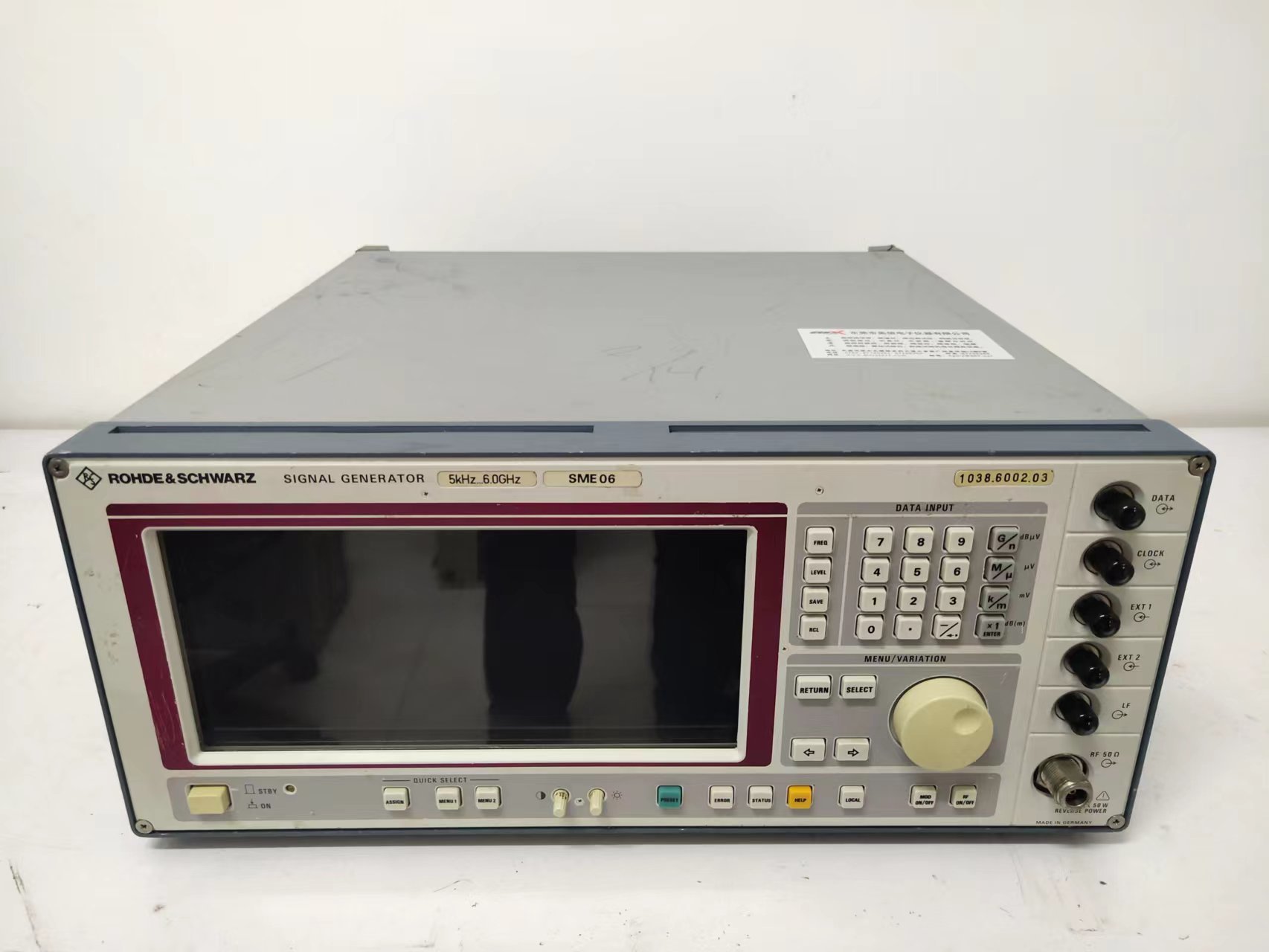 China Wide Range Analog Signal Generator 6 GHz R&S Signal Generator Rohde & Schwarz R&S SME06 supplier
