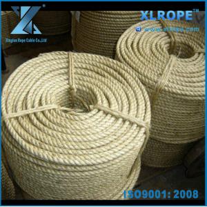 China 3 Strand Twisted Natural Sisal Rope in different grade supplier