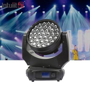 China Lavado con led 37pcs 10w rgbw zoom 37x10 led cabeza móvil zoom lavado cabeza móvil iluminación del escenario del evento de dj discoteca supplier