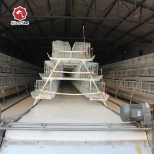 China 3 Tiers Full Automatic Broiler Baby Chick Cage With Sliding Grids supplier