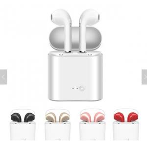 Apple Mobile Phone Accessories 4.2v White Or Black Wireless Sports Earphones Mic With Charging Box