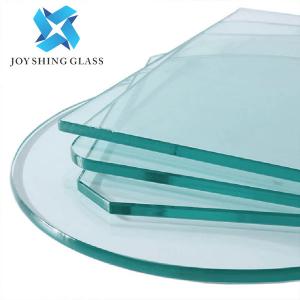 China Custom 6mm Low Iron Ultra Clear Safety Toughened Glass Tabletop supplier
