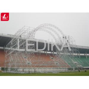 China Customized Aluminum Shape Space Frame Truss for Building Construction supplier