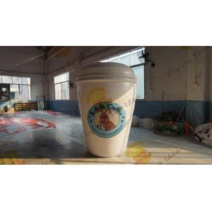 China Customizable Inflatable Coffee Cup Replica For Club Party Decoration supplier