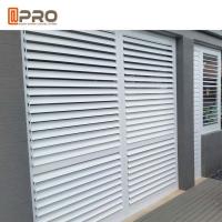 China Sound Insulation Customized Fixed Aluminium Louver Window / Aluminium Plantation Shutters on sale