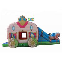 China Commercial Princess Carriage Inflatable Combo Jumping Bouncer House on sale