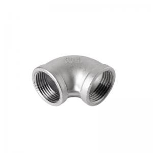 China Stainless Steel 304 Grooved Pipe Fittings 90 Degree Elbow with ISO 9001 Standard supplier