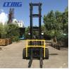 High Mast Manual Diesel Forklift Truck 5 Ton With Cabin And Air Conditioner