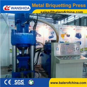 China China Wanshida Factory Scrap Aluminum Chips Sawdust Briquetting Press machine On Sale supplier