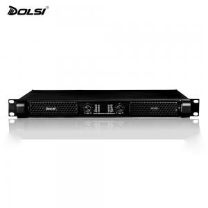 Universal Operating Voltage Class D 1 rack unit 2 channel  pro. audio touring amplifier