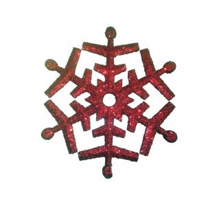 China Red Traditional Snow Flower Personalised Christmas Decoration on Wall or Window supplier