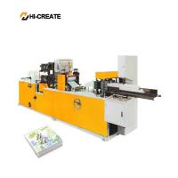 China Fully Automatic Napkin Paper Making Machine Restaurant Napkins Printing Machinery For Sale on sale