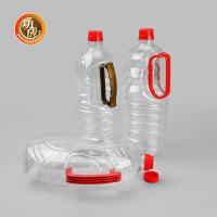 China 380ml 500ml 760ml Plastic Condiment Bottles Empty Square Edible Oil Bottle on sale