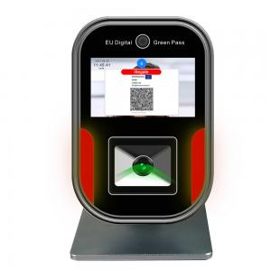 China 5 inch display health management HongKong QR Code scanner Hongkong green pass reader supplier