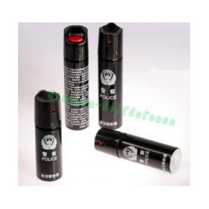 China 60ML Injector Tear gas black police Pepper Spray wholesale