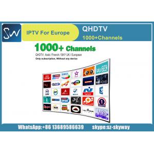 QHDTV Iptv Account 1 year Free 1300 HD Channels for MAG 250 IPTV TV Box