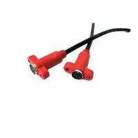 China Red Copper Material RS232 7 Pin Mini DIN Molded Communication Cable Ul Approved on sale