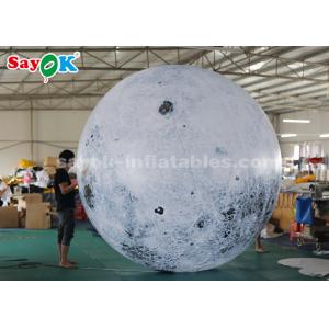 3m Giant Advertising Inflatable Lighting Decoration Moon Globe Ball