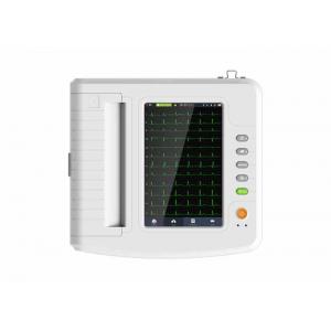 90V To 240V 12 Leads Touch Panel ECG EKG Machine For Medical Office