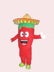 custom design red chilli advertising mascot cartoon cosplay costumes