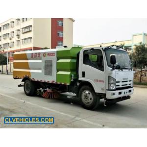 China ELF ISUZU Road Sweeper Truck 6 Wheels 190HP 10cbm Vacuum Sweeper Truck supplier
