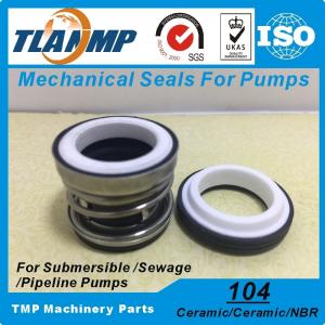 104-12/14/15/16/17/18/19/20/22/25/30/35/40/45 Water Pump Mechanical Seals (Material: Ceramic/Ceramic/NBR)