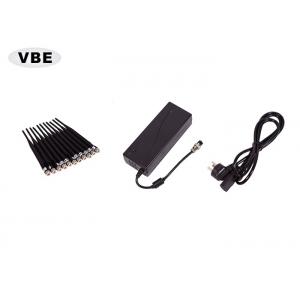 Desktop Cell Phone Signal Jammer 2635 MHz Indoor RF Jammer 10pcs Omni Antennas