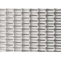 China 4.2mm Knitting Lock Crimp Wire Mesh Cupboard Decorative Partitions Facade on sale