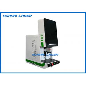 China Metal Nameplate Fiber Laser Marking Machine 20 Watt Enclosed Run Without Maintenance supplier