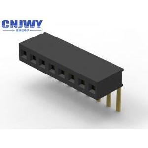 China 6 Pin To 40 Pin  Female Header Connector 1.27mm Pitch Black Durable supplier