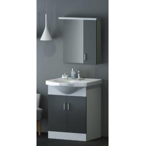 Moisture Resistant MDF Floor Mounted Bathroom Cabinets 600*500*840mm Size