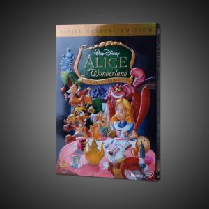 wholesale Alice in Wonderland disney dvd movies with slip cover case,accept paypal