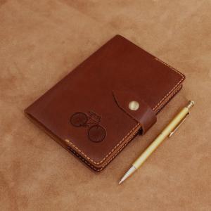Lined Travel Journal Notebook / Personalised Leather Diary With Buckles