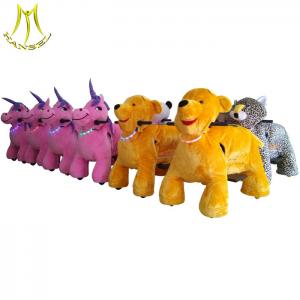 Hansel newest walking adult wholesale toys electric kiddie animal ride machine