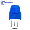 China 3386P-1-103 10K 1k 2k 5k 10k 20k 0.5W 1/2W PC Pins Through Hole Trimmer Potentiometer Cermet 1 Turn Top Adjustment wholesale