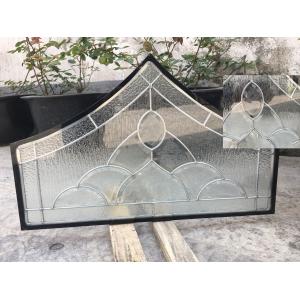 China Float Tempered Decorative Panel Glass For Architectural Door Flat Edge supplier