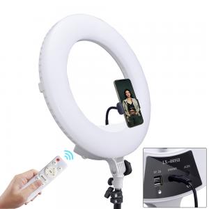 3200K-5500K Bi Color Cordless Ring Light Battery Operated 48W Makeup Circle Light Factory Price