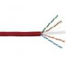 PVC PE BC 4 Pair Cat5e Cable 24AWG UTP Al Foil 0.58mm BC ETL HDPE