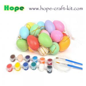 Assorted colors Plastic Easter eggs Gachapon Eggs surprise eggs Gacha Ball With 4 Colours Water Color Pen for kids DIY