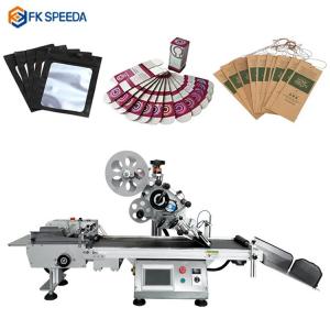 Desktop Auto Scratch Card Flat Labeling Machine for Box Labeling and Printing Needs
