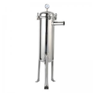 Stainless Steel Vertical Style Industrial Flowline Bag Filter Housing Waste Water Treatment Equipment