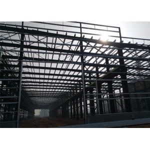 China Big Span Pre Engineered Metal Building Workshop With 150km / H Wind Load supplier