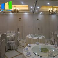 China Sliding Door In Banquet Hall Wood Room Divider Screen Movable Partition Walls For Banquet Hall on sale