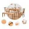 Dining Table Set Designs Solid Oak Wood Italy Modern Furniture