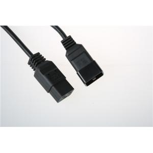 Custom Extension Cord European Plug For Desktop Computer, HDTV, LED-Lit Monitor